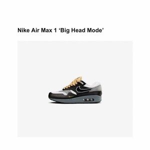 Nike Air Max 1 Big Head Mode /Golden Eye 
Black and Gold